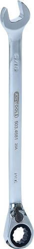 KS Tools Maul-Ringratschenschlüssel aus Chrom-Vanadium in Silber, Schlüsselweite 5/16 Zoll - Bild 1