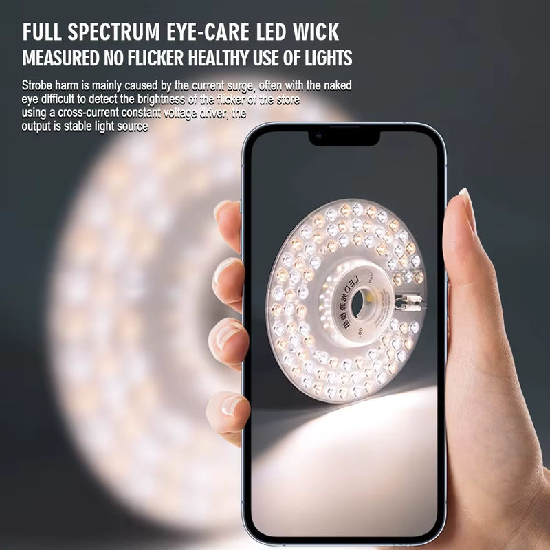 ZGREDED LED-Panel Ersatzmodul für Deckenleuchten, rund, weiß, 220V - Bild 4