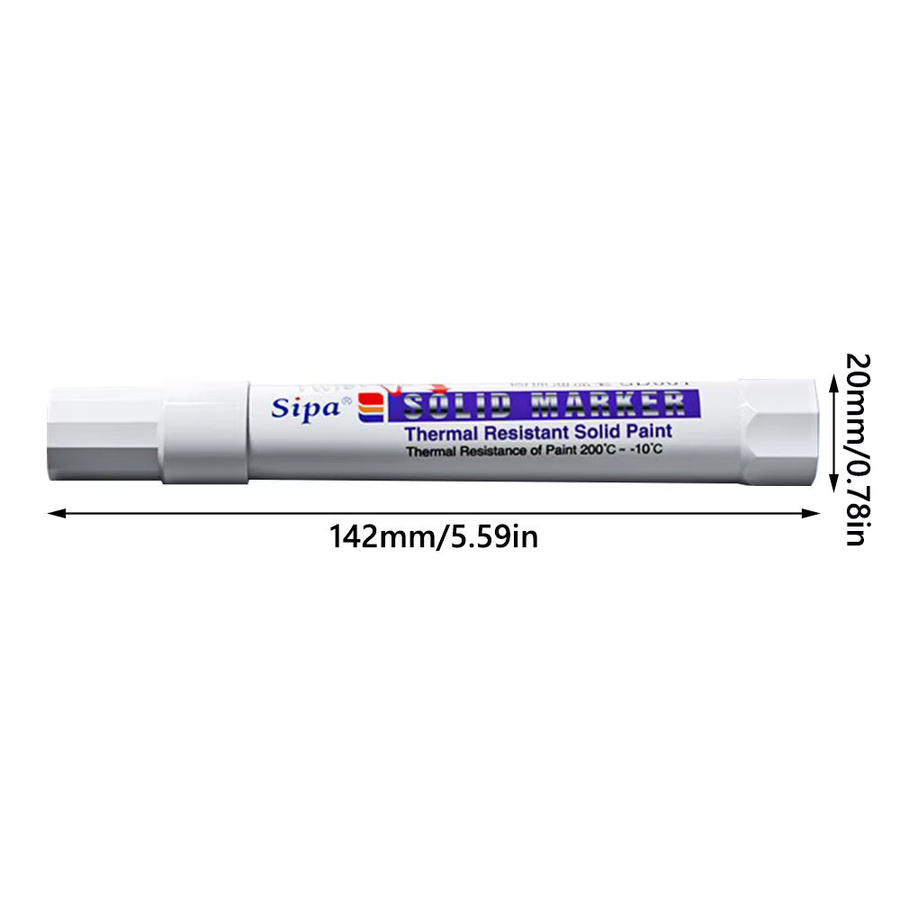 Wasserfester Kunst-Malstift in Lila mit ölbasierter Tinte, hochtemperaturbeständiger fester Farbmarker für Profis - Bild 6