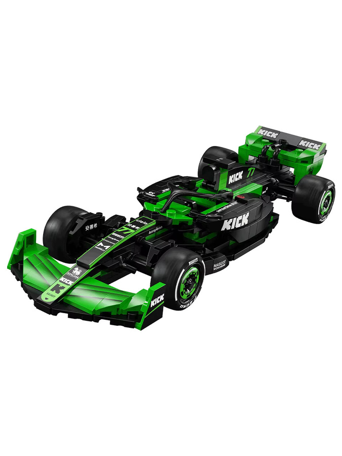 CaDA MOC Sauber F1 Team C44 Formel 1 Rennwagen Baustein-Set in Grün - Bild 4