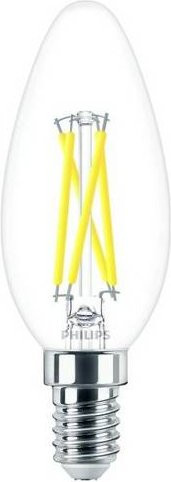 Philips LED Glühlampe Kerzenform E14 Warmweiß 2.5W Dimmbar Durchmesser: 35 mm, Länge: 97 mm - Bild 1
