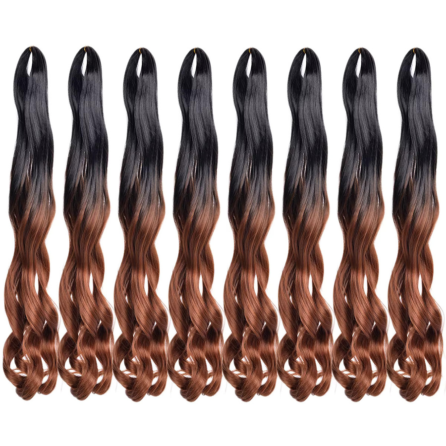 BUDABUDABUDA Haarspray, Französische Locken, 24 Zoll, Damen, Synthetisch - Bild 3