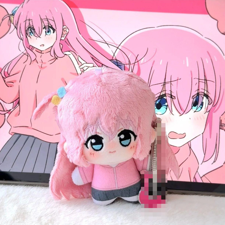 Fashnics Bocchi the Rock Plüschpuppe Anhänger pink - Bild 1