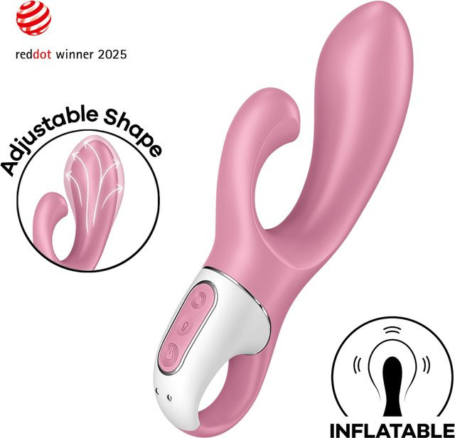 Satisfyer Air Pump Bunny 2 Vibrator in Pink, Länge: 20 cm - Bild 1