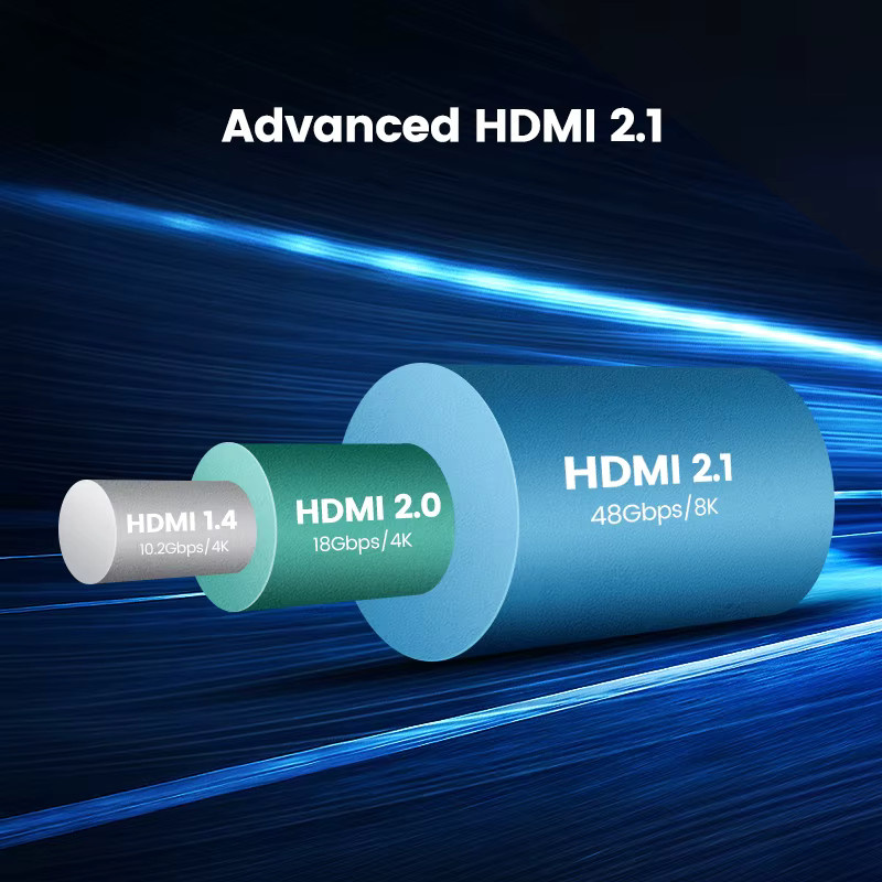 Ugreen HDMI Kabel 8K @ 60Hz, 48Gbps, eARC und Dolby Vision kompatibel, Schwarz - Bild 3