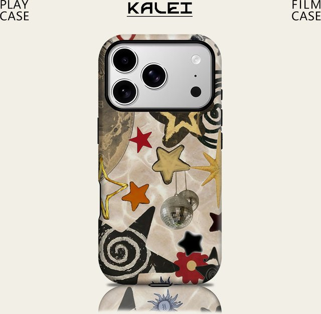 Potdemiel Vintage Space Decor Magnetische Handyhülle für iPhone 17 16 15 14 13 Pro Max Plus, Tough Case, Mehrfarbig - Bild 1