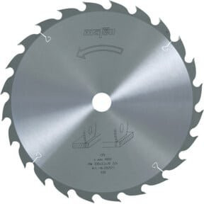 Mafell Kreissägeblatt HM für Holz, Farbe: Silber, Durchmesser: 330 mm, Breite: 3,2 mm, Bohrung: 30 mm, 24 Zähne - Bild 1