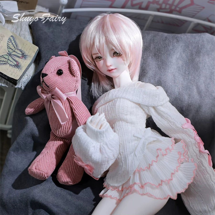 Candy B Bariy Modern Knit Pink Sweet Friend BJD-Puppe, Komplettset, Pink - Bild 3