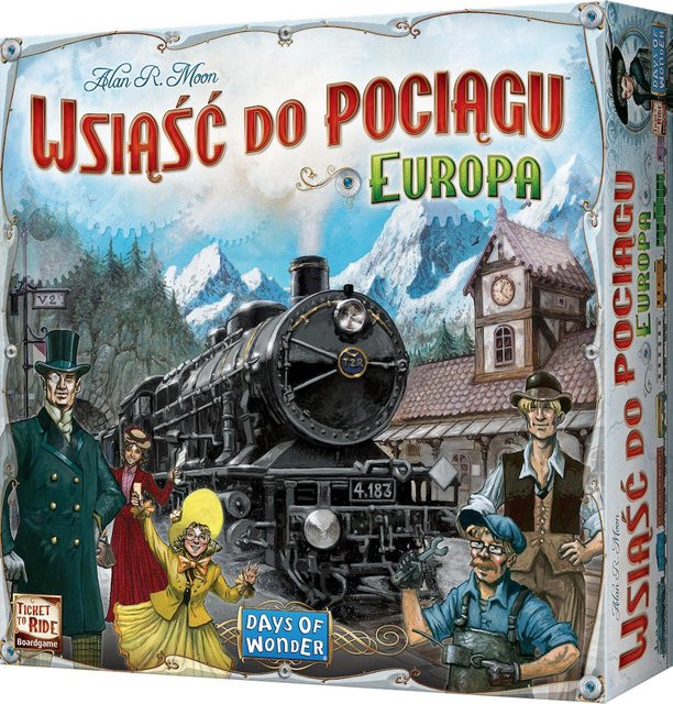 Days of Wonder Fahrschein: Europa, Brettspiel, Strategiespiel, ab 8 Jahren - Bild 1
