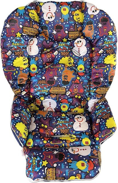 Chicco Polly Hochstuhl Einsatz mit wasserdichtem und waschbarem Bezug in Multicolour - Bild 1