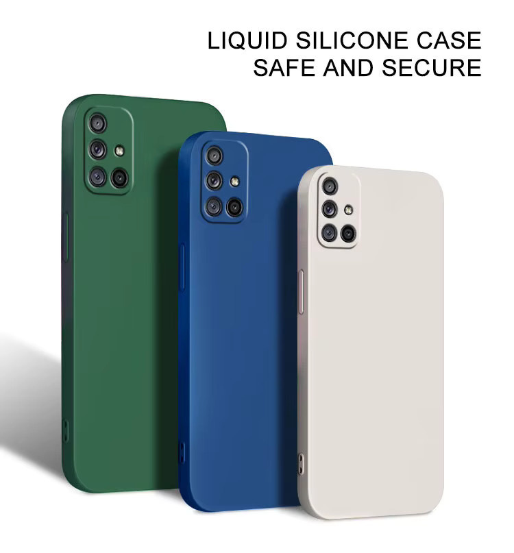 Flüssigsilikon-Handyhülle für Samsung Galaxy A-Serie 4G und 5G in Lila - Bild 3