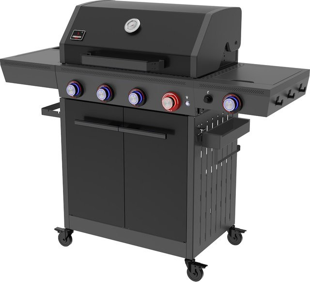 El Fuego Gasgrill Key West 4+1 mit Turbozone in Schwarz - Bild 1