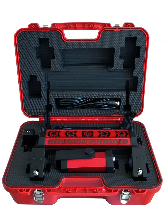 HeiPoe YD360A Laser-Instrument für Ingenieurwesen mit Laser-Empfänger und Laser-Nivelliergerät in Grün und Rot - Bild 6