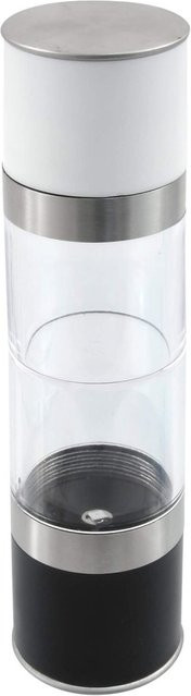 Fackelmann Salz- und Pfeffermühle Duo in Weiß, Höhe: 22 cm - Bild 1