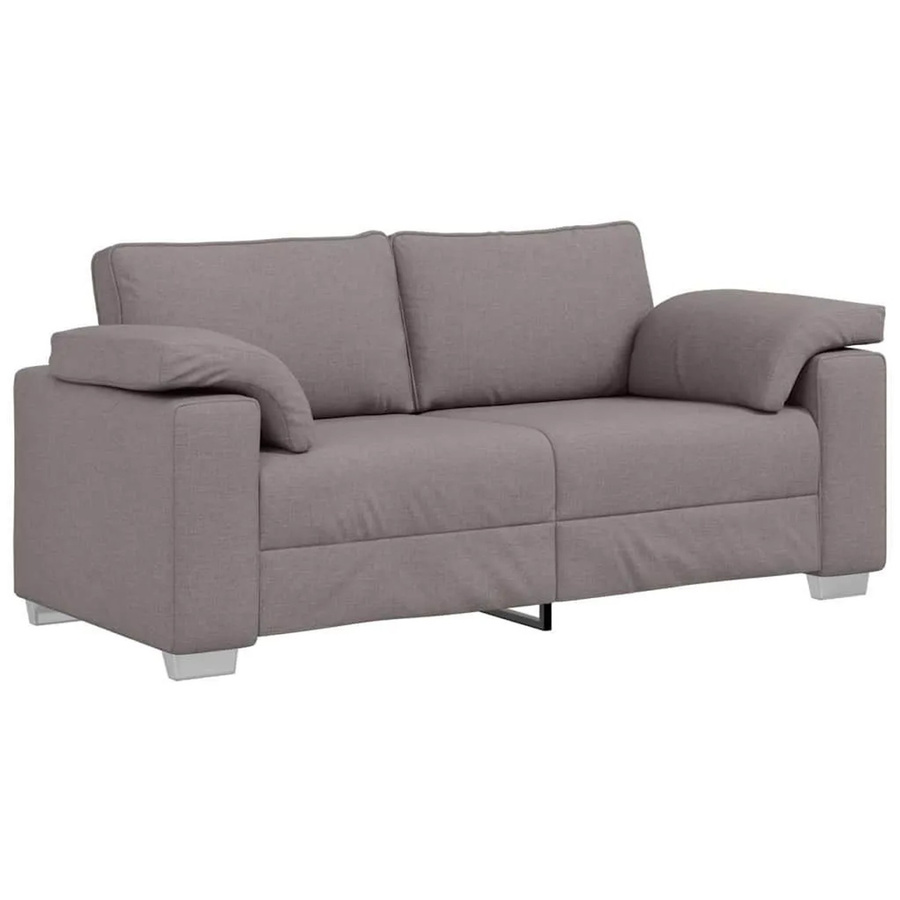 vidaXL Sofa in Taupe mit Stoffbezug, Breite: 180 cm, Tiefe: 80 cm, Höhe: 82 cm - Bild 2