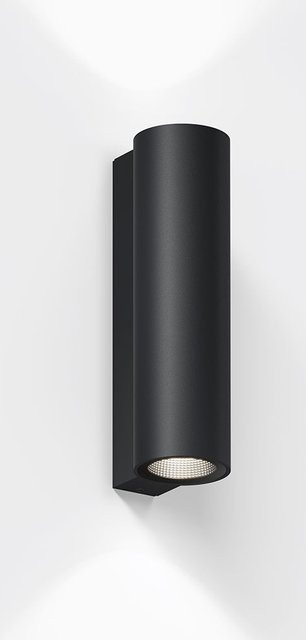 Scap LED-Wandleuchte Schwarz mit warmweißem Licht (2700K) IP44 für Badezimmer - Bild 1