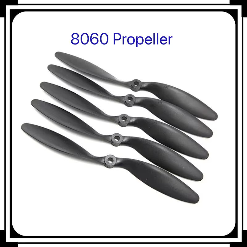 BANGSHE Propeller für Starrflügler, Su 27 Modell, KT-Board-Flugzeug, Anti-Drop-Propeller, 2212 Motor, 8-Zoll-Propellerblatt, Zubehör, Kunststoff, Schwarz - Bild 2