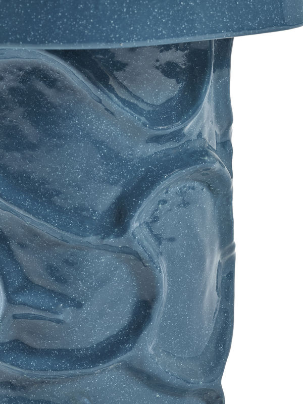 Serax Mena Beistelltisch 07 aus blau glasiertem Steinzeug - Bild 2