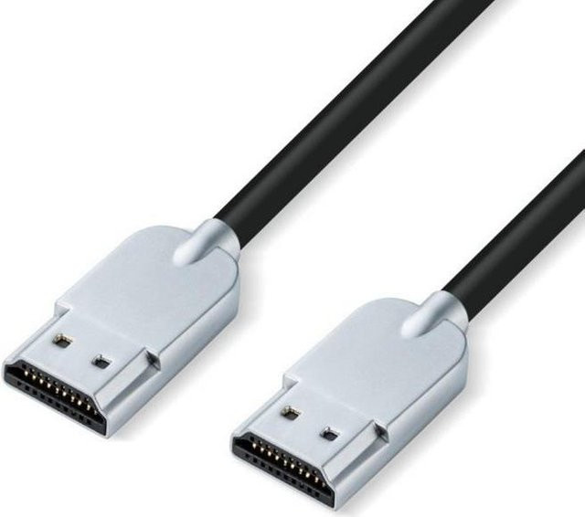 MicroConnect High Speed HDMI-Kabel mit Ethernet, HDMI männlich zu HDMI männlich, Schwarz, Länge: 50 cm - Bild 1