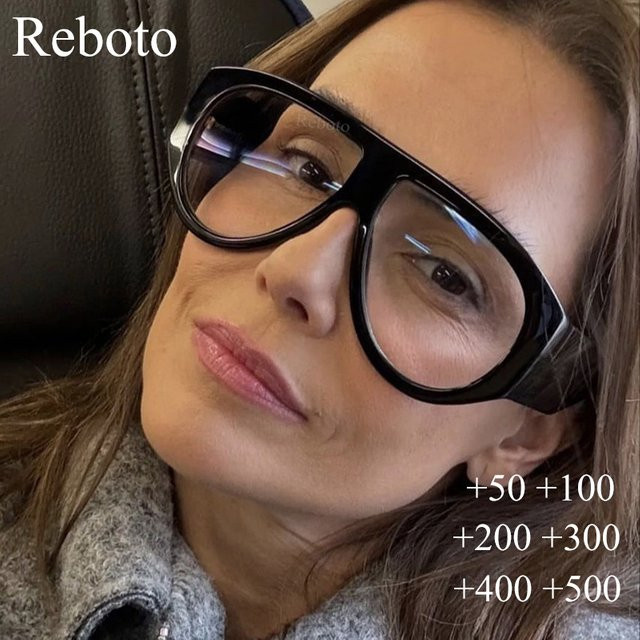Reboto Lesebrille Pilot, Vollrand, Kunststoff, Schwarz, Unisex - Bild 1
