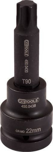 KS Tools Kraft-Bit-Stecknuss TX T80 lang in Schwarz - Bild 1