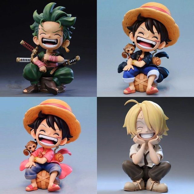 Bandai One Piece Anime Figur Monkey D Luffy Roronoa Zoro PVC Figur - Bild 1