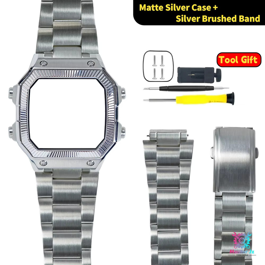 Uhrenarmband Edelstahl, Silber, Unisex - Bild 3