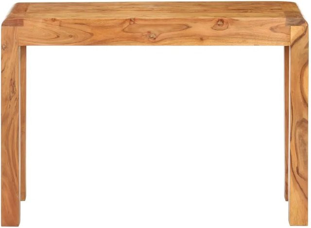 vidaXL Konsolentisch aus Akazienholz in Braun mit rustikaler Maserung, B/T/H: 110 x 40 x 76 cm - Bild 1