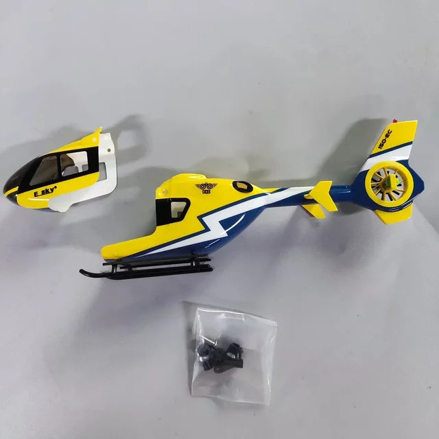 ESKY 150EC RC Hubschrauber Ersatzteile Zubehör, Karosserie-Set, mit Heckmotor, LED, Landegestell - Bild 1