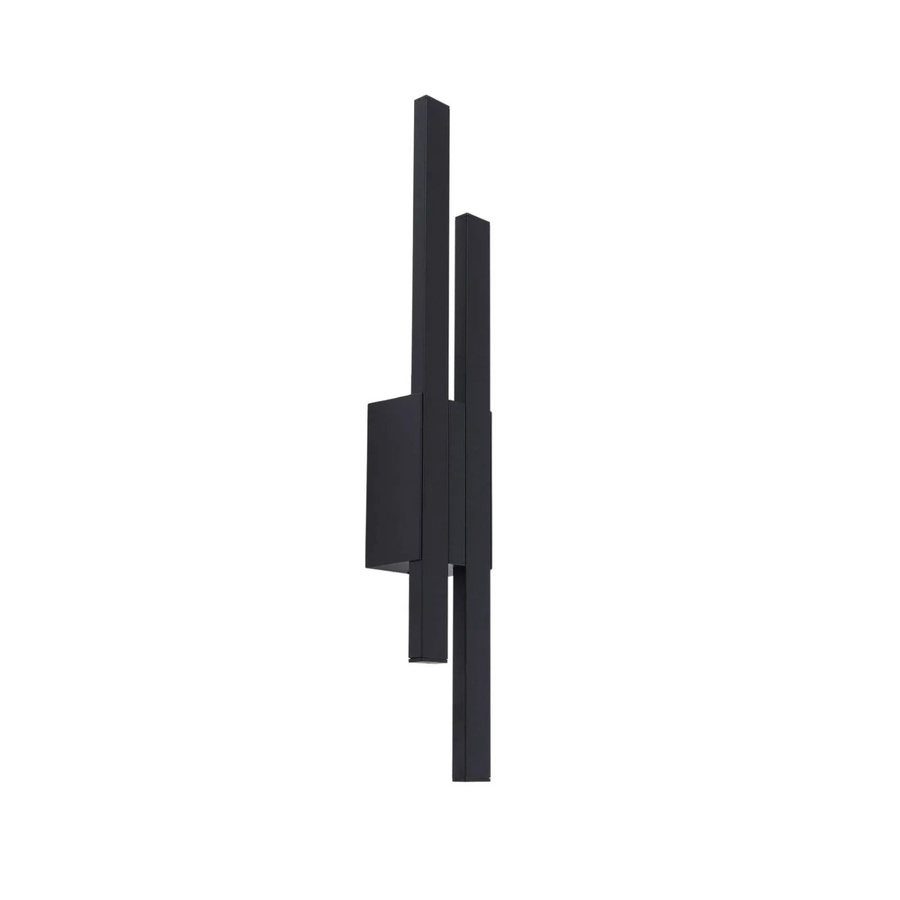 Lindby LED Wandleuchte Außen Sakari Modern Schwarz aus Aluminium 2-flammig mit Up-Down Licht - Bild 2