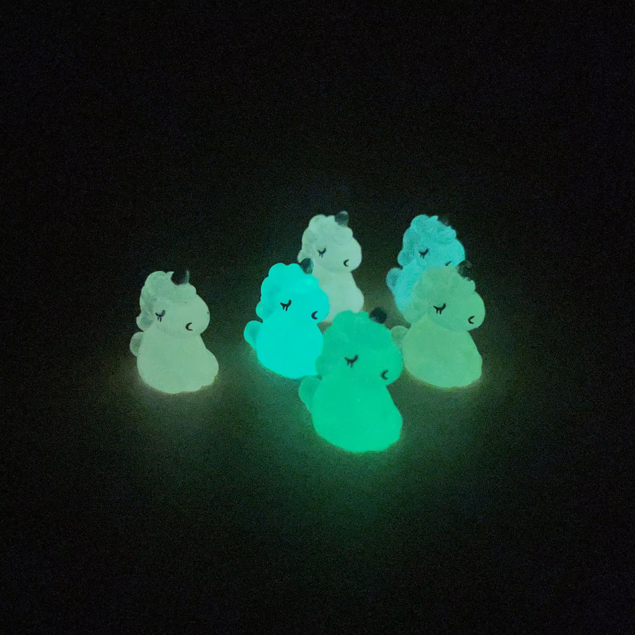 Einhorn-Pferd-Charms, Tier-Anhänger, Bunt, Kunststoff, Unisex - Bild 2
