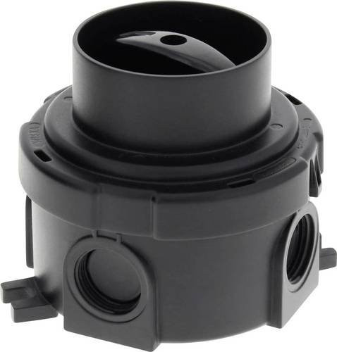 Wiska COMBI 304 SWITCH RS/7-1 BK Drehschalter Schwarz IP66 250V 10A - Bild 1