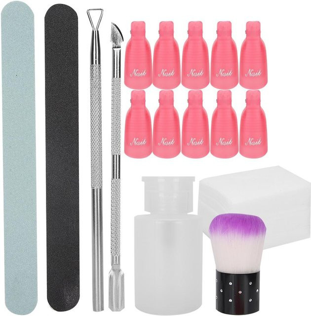 TOMTOP Nagelfeile mit Staubbürste, Pink, Unisex - Bild 1