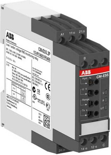 ABB CM-ESS.2P 1SVR740830R0400 Spannungsüberwachungsrelais in Grau - Bild 1