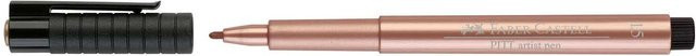 Faber Castell PITT artist pen Tintenzeichner 1,5mm in Kupfer und Gold - Bild 1