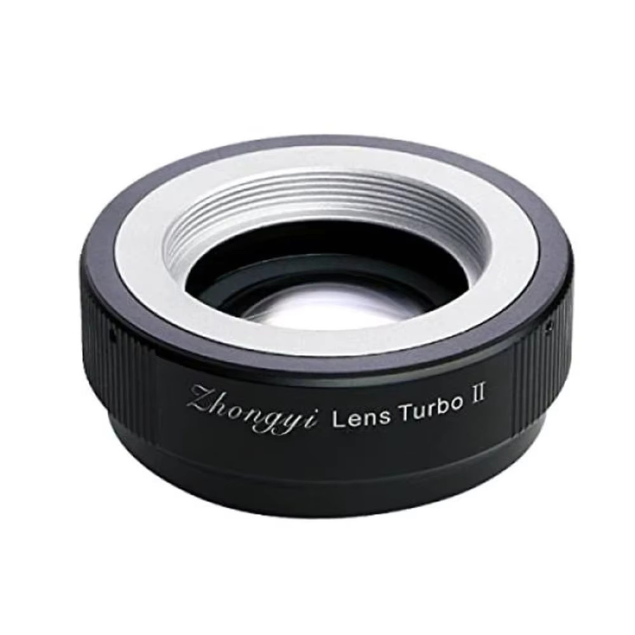 Zhongyi Turbo-FX II Objektiv-Adapter zur Fokusreduzierung für Canon EOS, M42, FD und NIK G Objektive auf FUJIFILM X, XPro2, XT3, S1, XT4 und XT5 in Schwarz - Bild 2