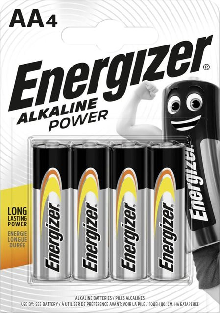 Energizer Alkaline Power AA Mignon Batterien 4er Pack - Bild 2