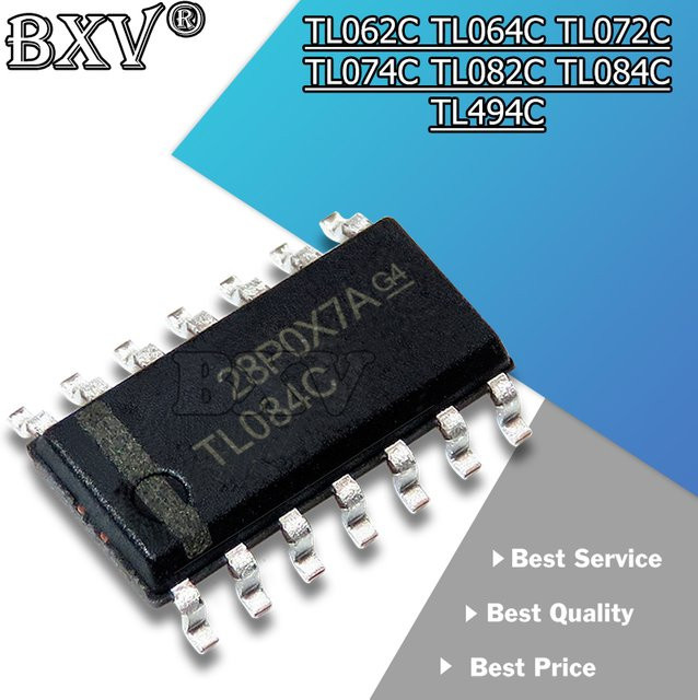 10 Stück TL084CDT IC Chipsatz SOP-14 in Schwarz - Bild 1