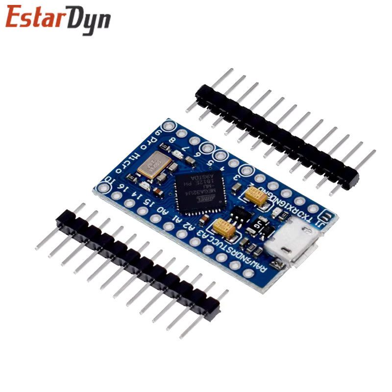 Estardyn ATMEGA32U4 Modul Pro-Micro Ersatz mit USB-C und Micro-USB Anschluss 5V 16MHz - Bild 3