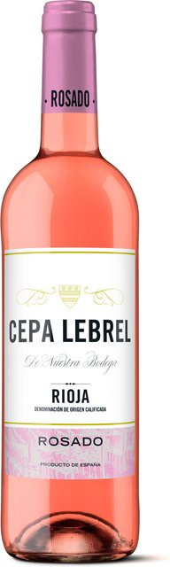 Cepa Lebrel Rioja DOCa Tempranillo Roséwein trocken vegan 2025 0,75 l - Bild 1