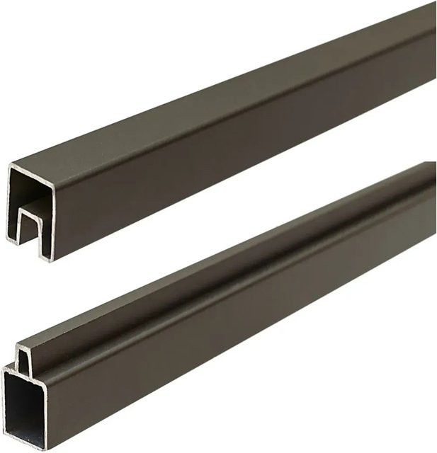 T&J Ecosteck Start und Abschluss Set Anthrazit aus Aluminium B/T/H: 32 x 25 x 1800 mm - Bild 1