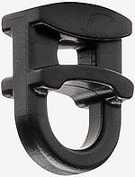 FLEXI Gleiter Schmalnut, 10er-Pack, Schwarz - Bild 1