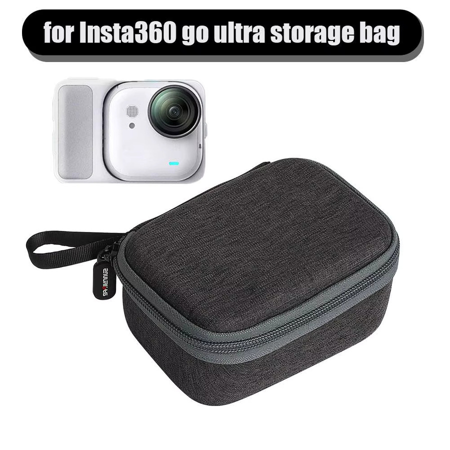 Insta360 Mini-Tragetasche für Insta360 GO 3 Ultra, staubdichte Antikollisions-Aufbewahrungstasche, Schwarz - Bild 3