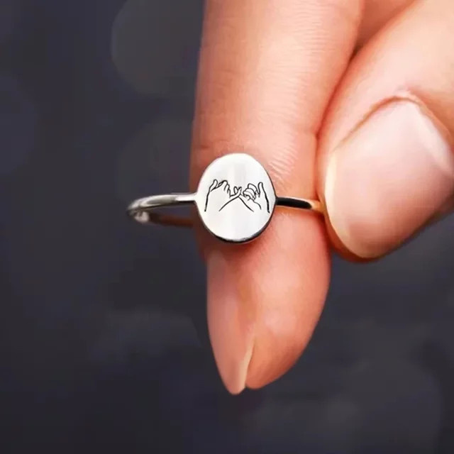 Huitan Ringe, Silber, Unisex - Bild 1