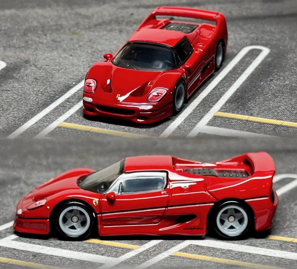 Hot Wheels Gold Label Car Culture Classic Ferrari F50, Druckgussauto, mit Metall und Gummi - Bild 6
