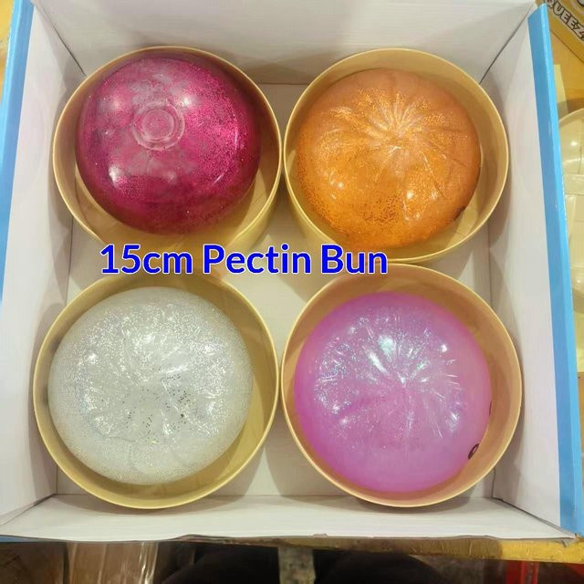 Jumbo Baozi Squishy Spielzeug, mit Wasserperlen / Gel gefüllt, 4-teiliges Set - Bild 1