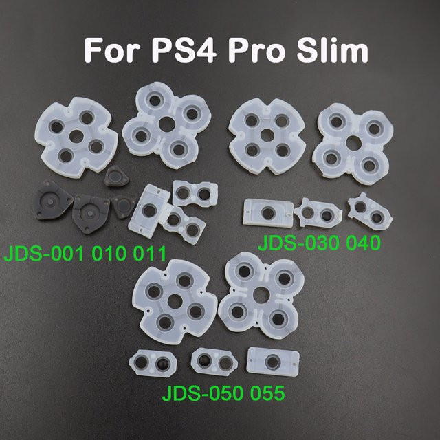TingDong 5er Set Silikon Leitfähige Gummi Taste Pads für PS4 Pro Controller L1 R1 L2 R2 Membranen - Bild 1