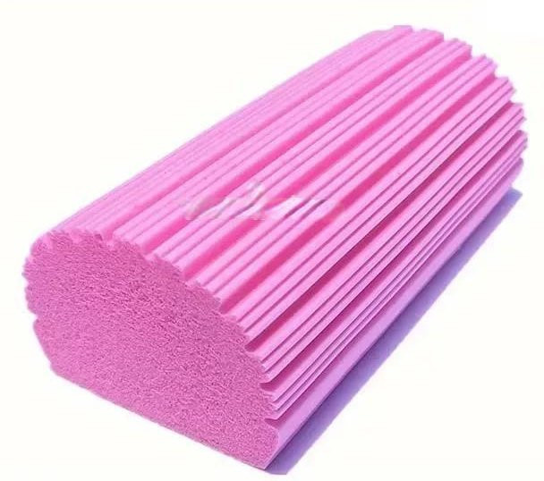 Jeymei Magischer PVA Staubwedel und Reinigungsschwamm Set aus Mikrofaser, 3 Stück, Rose Rot - Bild 1