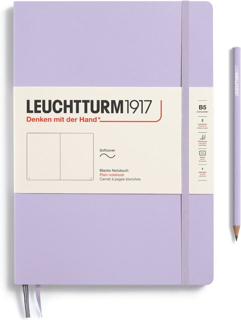LEUCHTTURM1917 Composition Notizbuch blanko Softcover B5 Lilac - Bild 1