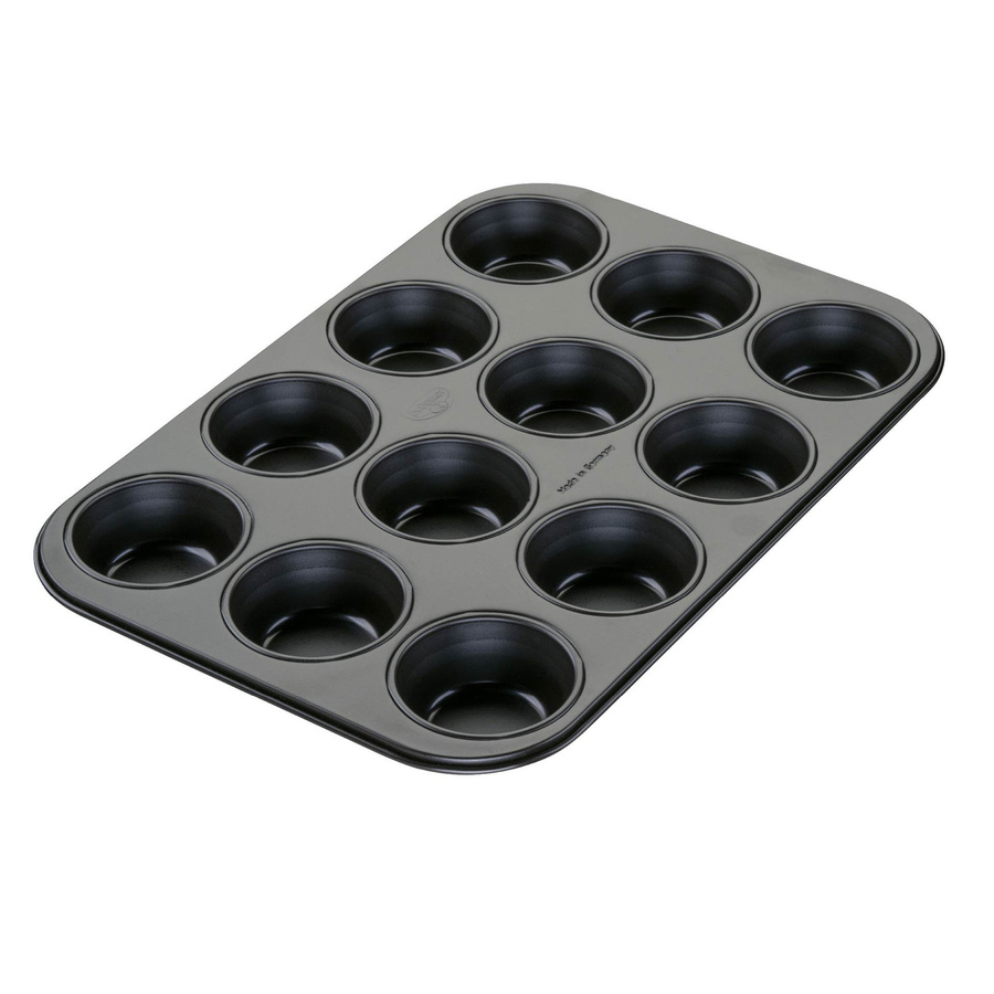 Dr. Oetker Muffinform Classic, 12er, Schwarz, Keramik, Antihaftbeschichtung, Rund - Bild 3